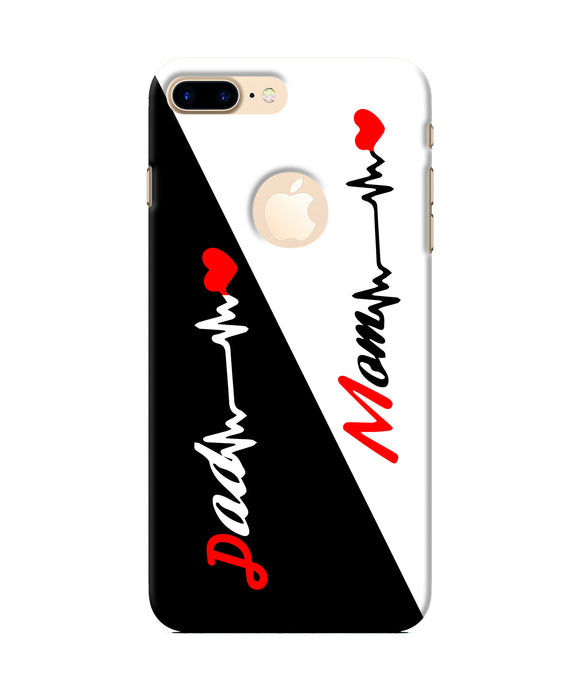 Mom Dad Heart Line Iphone 7 Plus Logocut Back Cover