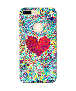 Red Heart Print Iphone 7 Plus Logocut Back Cover