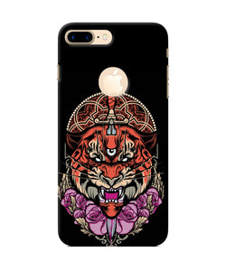 Abstract Tiger Iphone 7 Plus Logocut Back Cover