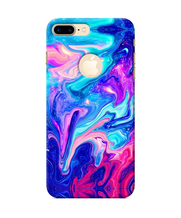 Abstract Colorful Water Iphone 7 Plus Logocut Back Cover