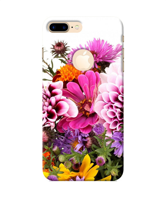 Natural Flowers Iphone 7 Plus Logocut Back Cover