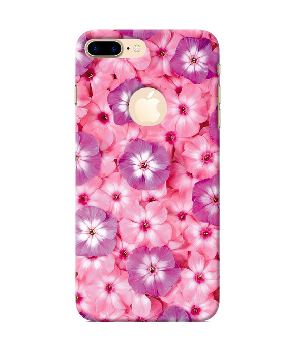 Natural Pink Flower Iphone 7 Plus Logocut Back Cover