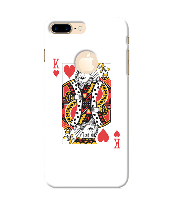 Heart King Card Iphone 7 Plus Logocut Back Cover