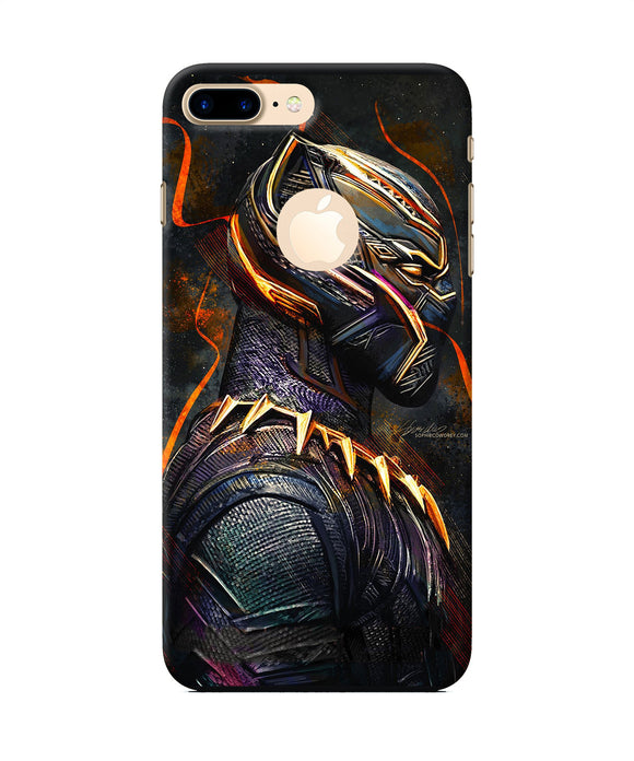 Black Panther Side Face Iphone 7 Plus Logocut Back Cover