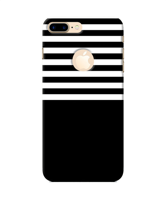 Black And White Print Iphone 7 Plus Logocut Back Cover