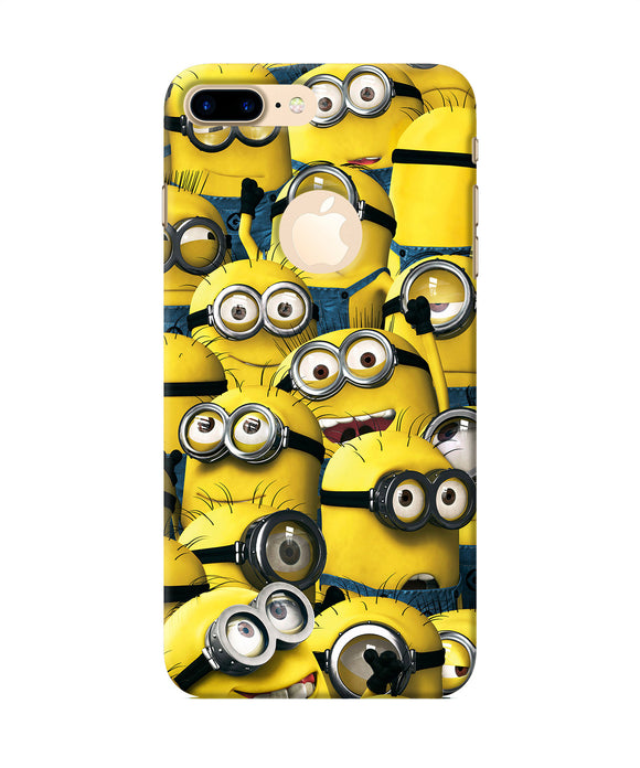 Minions Crowd Iphone 7 Plus Logocut Back Cover