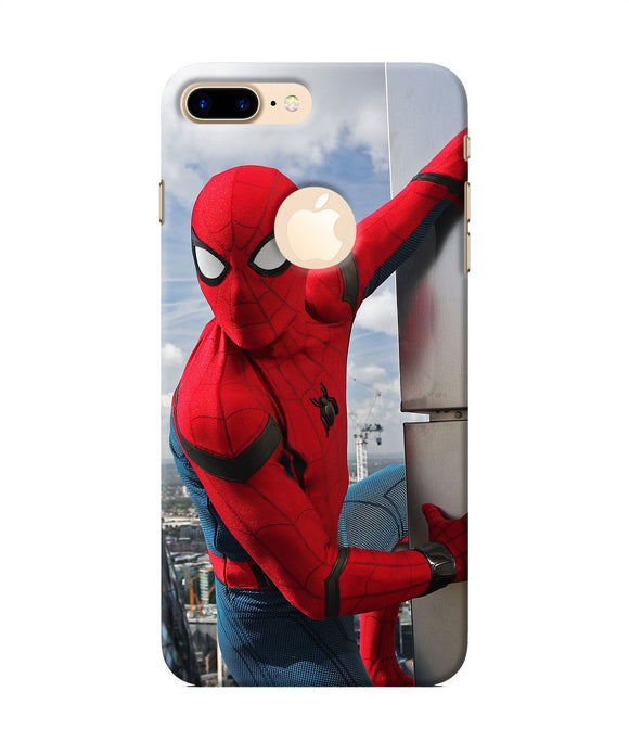 Spiderman On The Wall Iphone 7 Plus Logocut Back Cover