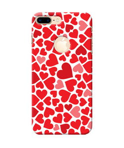 Red Heart Canvas Print Iphone 7 Plus Logocut Back Cover