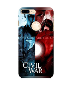 Civil War Iphone 7 Plus Logocut Back Cover