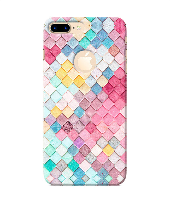 Colorful Fish Skin Iphone 7 Plus Logocut Back Cover