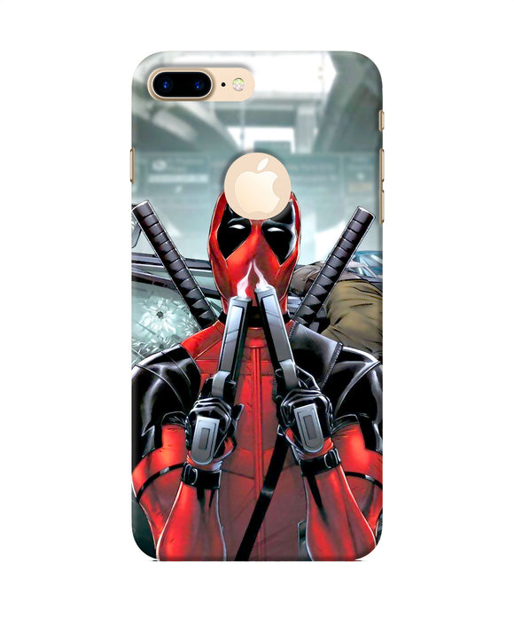 Deadpool With Gun Iphone 7 Plus Logocut Back Cover