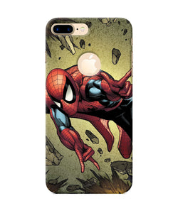 Spiderman On Sky Iphone 7 Plus Logocut Back Cover