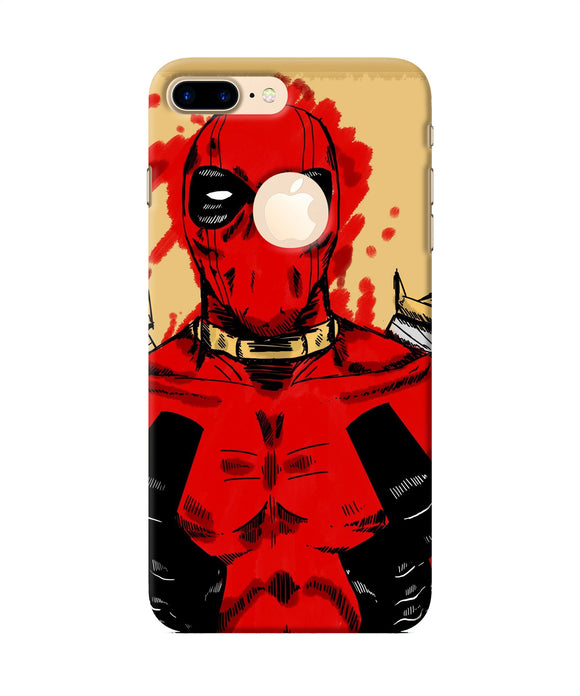 Blooded Deadpool Iphone 7 Plus Logocut Back Cover