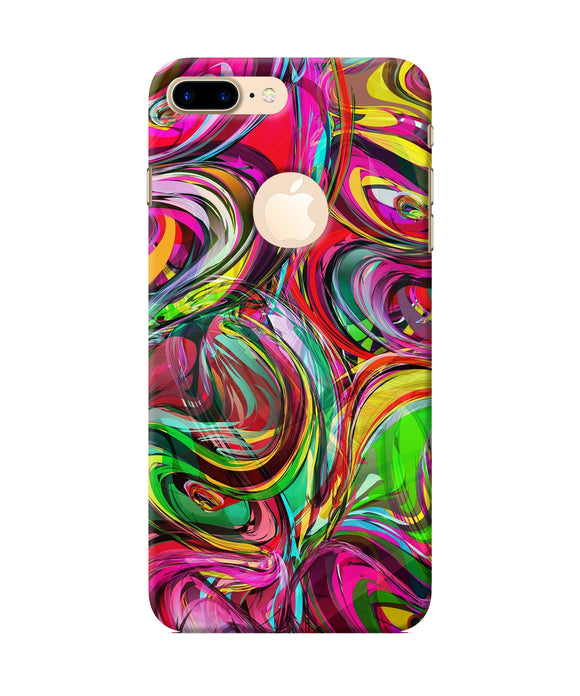 Abstract Colorful Ink Iphone 7 Plus Logocut Back Cover