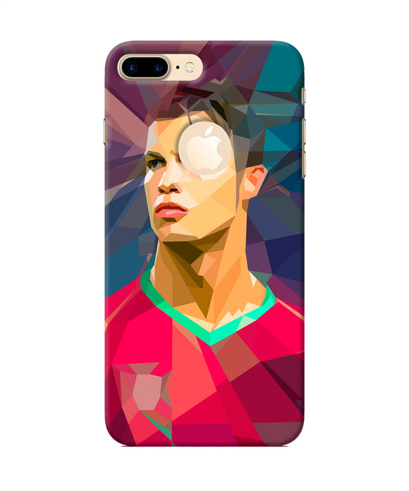 Abstract Ronaldo Iphone 7 Plus Logocut Back Cover