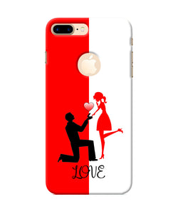 Love Propose Red And White Iphone 7 Plus Logocut Back Cover