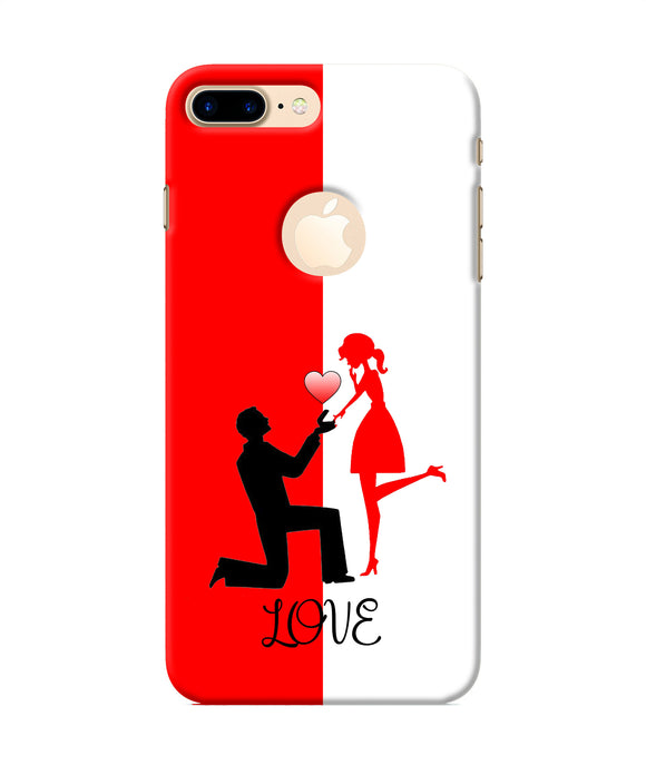 Love Propose Red And White Iphone 7 Plus Logocut Back Cover