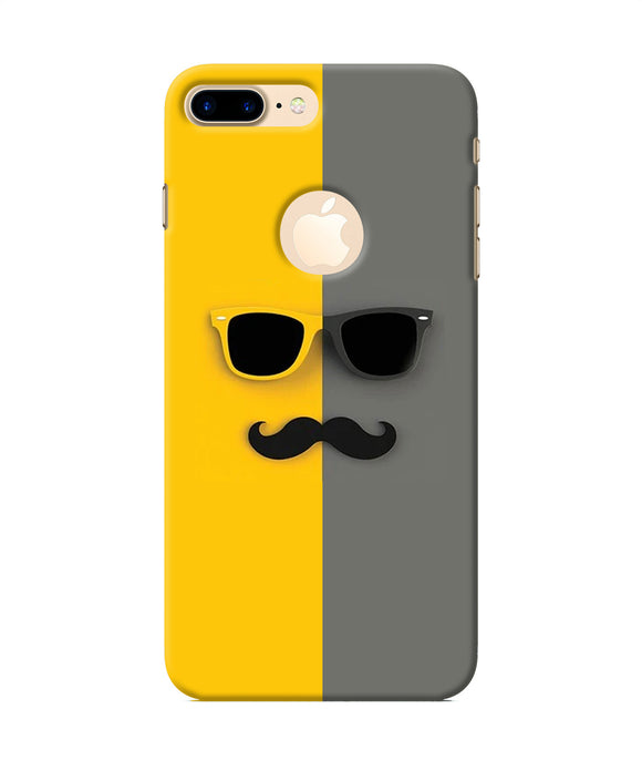 Mustache Glass Iphone 7 Plus Logocut Back Cover