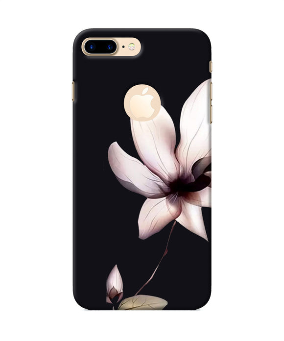 Flower White Iphone 7 Plus Logocut Back Cover