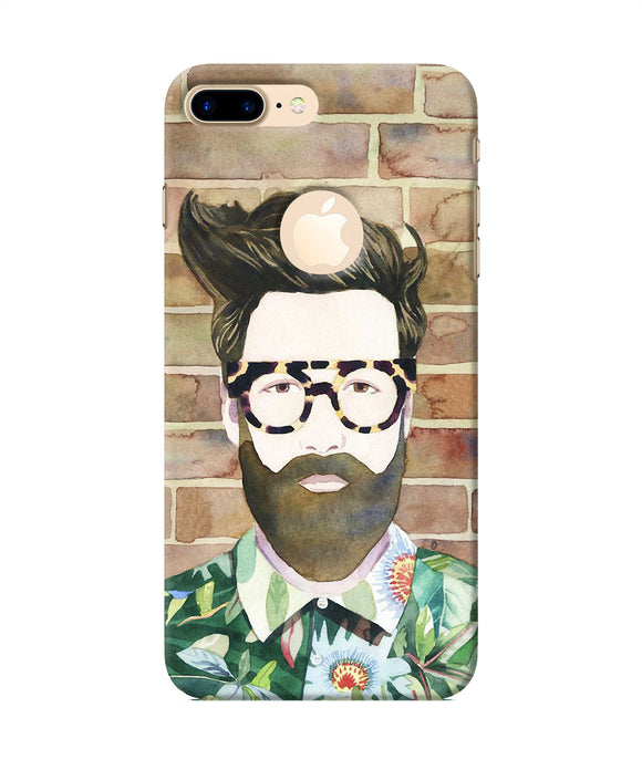 Beard Man With Glass Iphone 7 Plus Logocut Back Cover