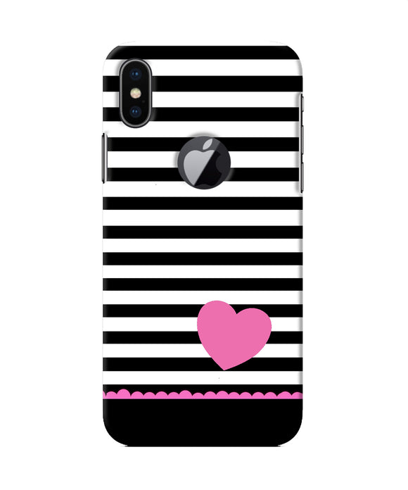 Abstract Heart Iphone X Logocut Back Cover