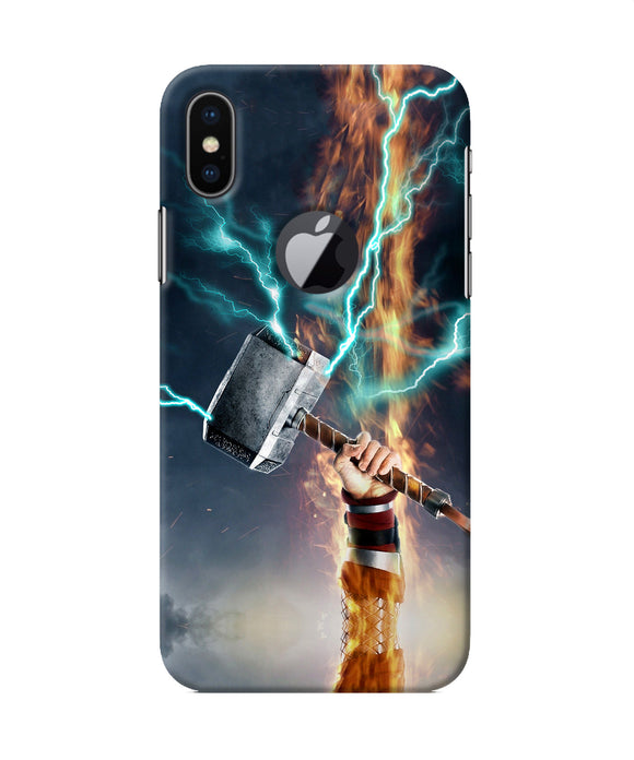 Thor Hammer Mjolnir Iphone X Logocut Back Cover