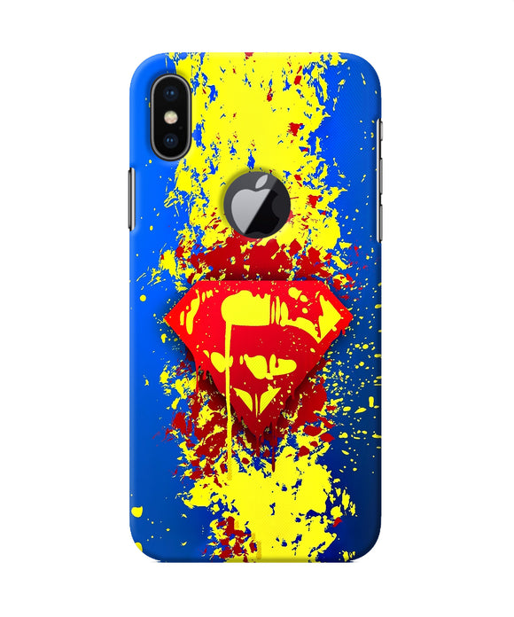 Superman Logo Iphone X Logocut Back Cover