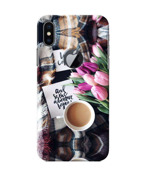 Love Coffee Quotes Iphone X Logocut Back Cover