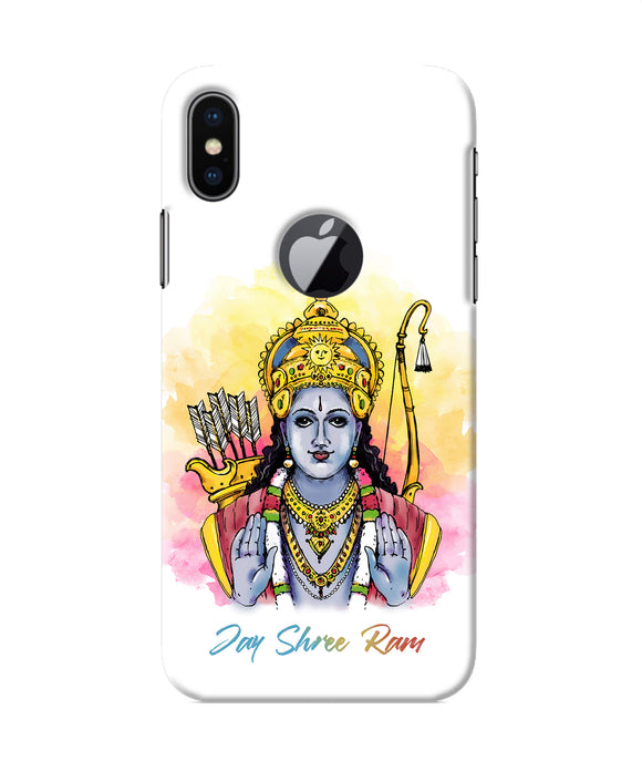 Jay Shree Ram Iphone X Logocut Back Cover