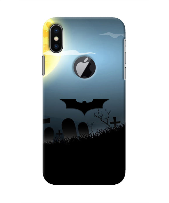 Batman Scary cemetry Iphone X logocut Real 4D Back Cover