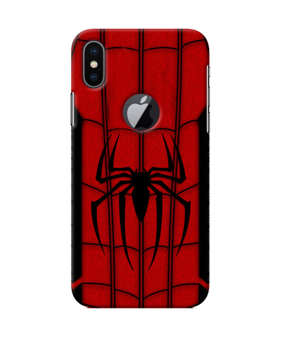 Spiderman Costume Iphone X logocut Real 4D Back Cover