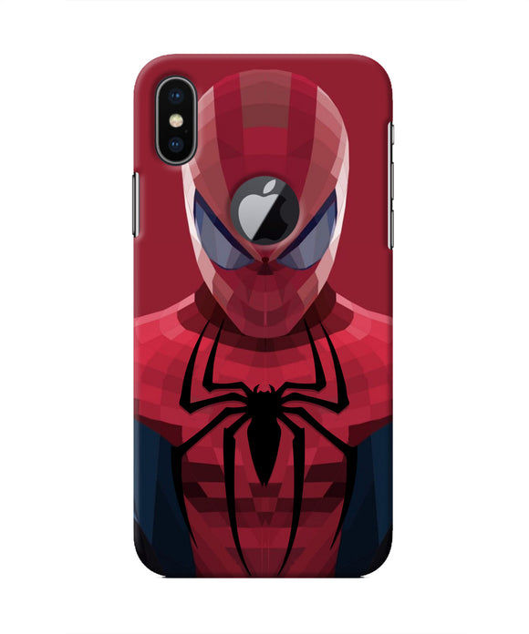 Spiderman Art Iphone X logocut Real 4D Back Cover
