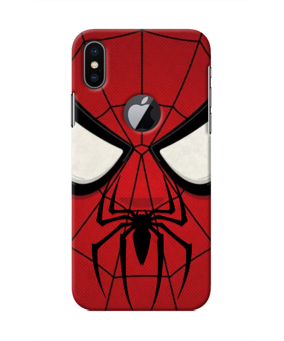 Spiderman Face Iphone X logocut Real 4D Back Cover