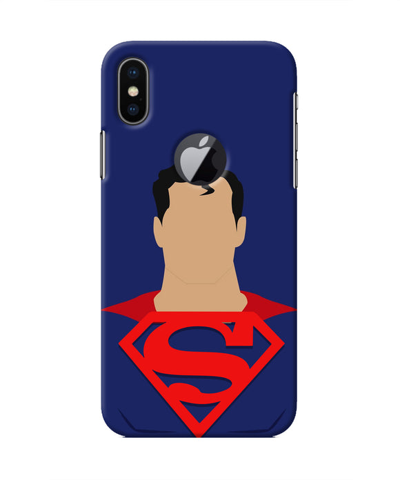 Superman Cape Iphone X logocut Real 4D Back Cover