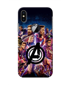 Avengers Superheroes Iphone X logocut Real 4D Back Cover