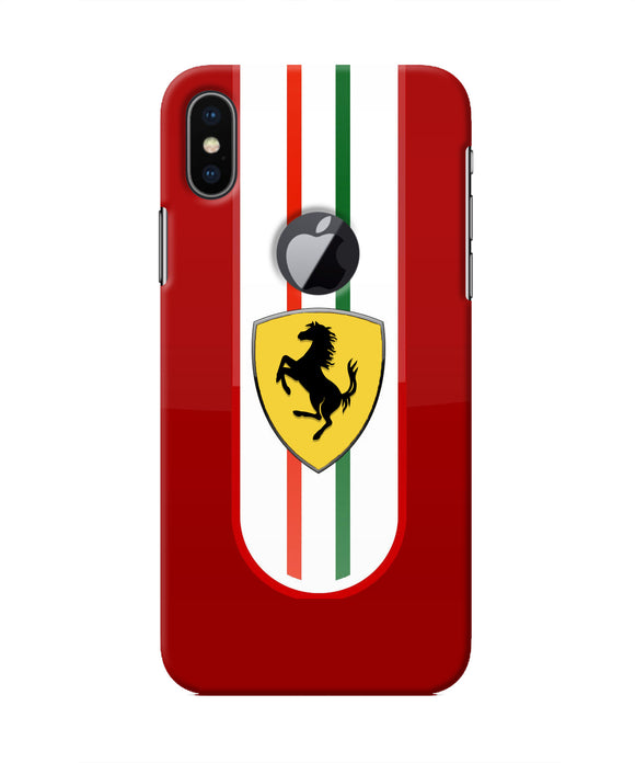 Ferrari Art Iphone X logocut Real 4D Back Cover