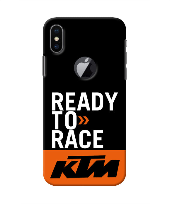 KTM Ready To Race Iphone X logocut Real 4D Back Cover