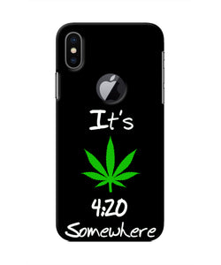 Weed Quote Iphone X logocut Real 4D Back Cover