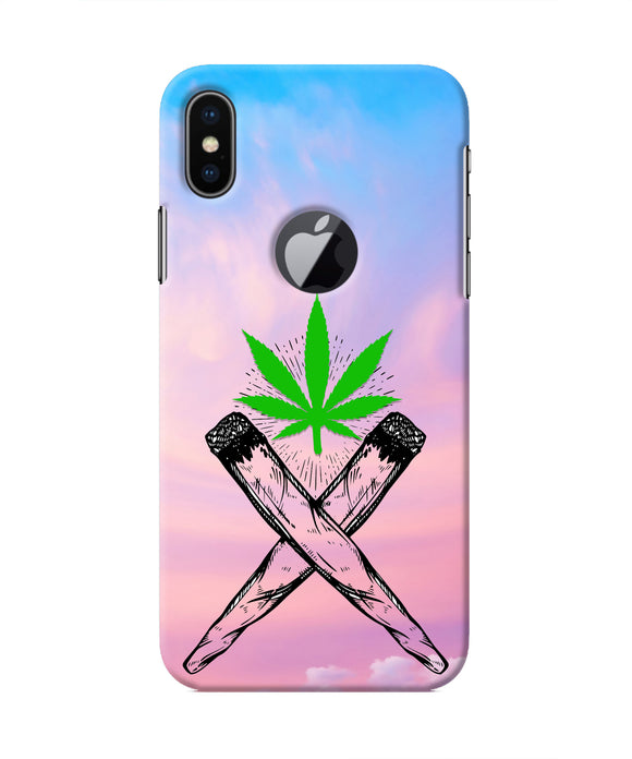 Weed Dreamy Iphone X logocut Real 4D Back Cover