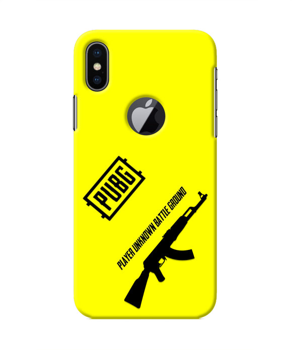 PUBG AKM Gun Iphone X logocut Real 4D Back Cover