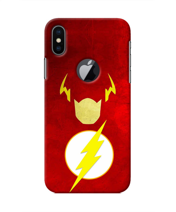 Flash Character Iphone X logocut Real 4D Back Cover