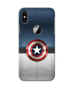 Captain America Suit Iphone X logocut Real 4D Back Cover