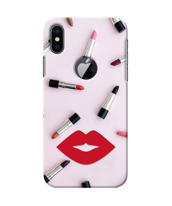 Lips Lipstick Shades Iphone X logocut Real 4D Back Cover