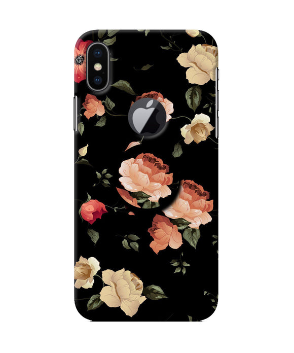 Flowers Iphone X logocut Pop Case