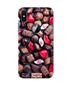Chocolates Iphone X logocut Pop Case