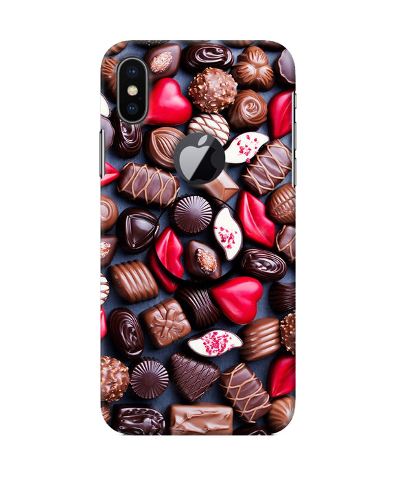Chocolates Iphone X logocut Pop Case