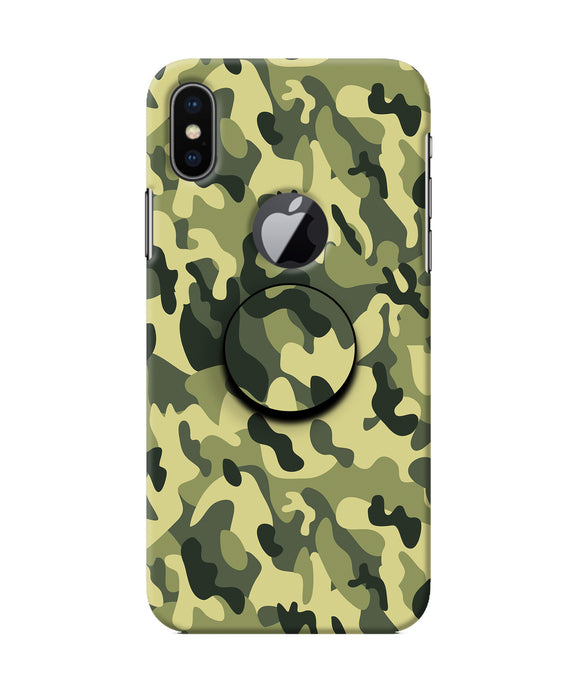 Camouflage Iphone X logocut Pop Case