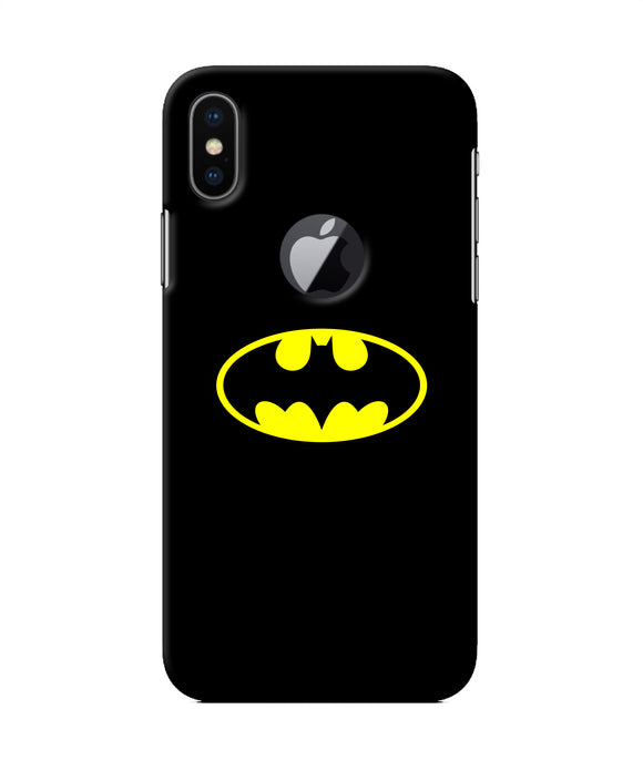 Batman Last Knight Print Black Iphone X Logocut Back Cover