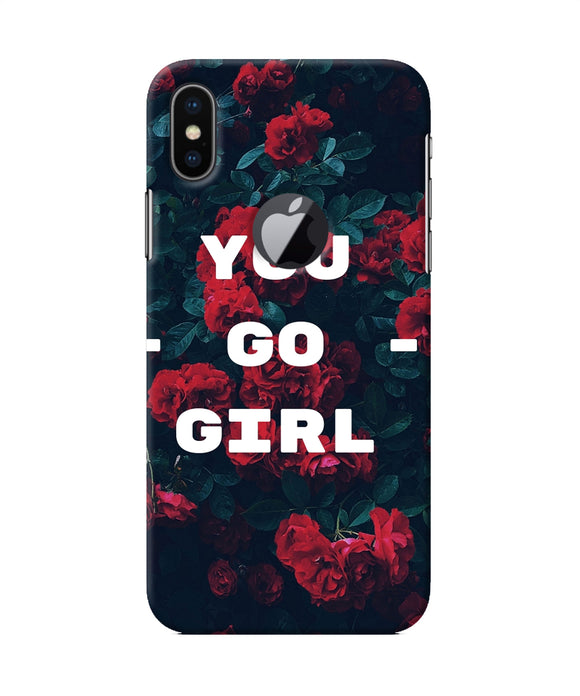 You Go Girl Iphone X Logocut Back Cover