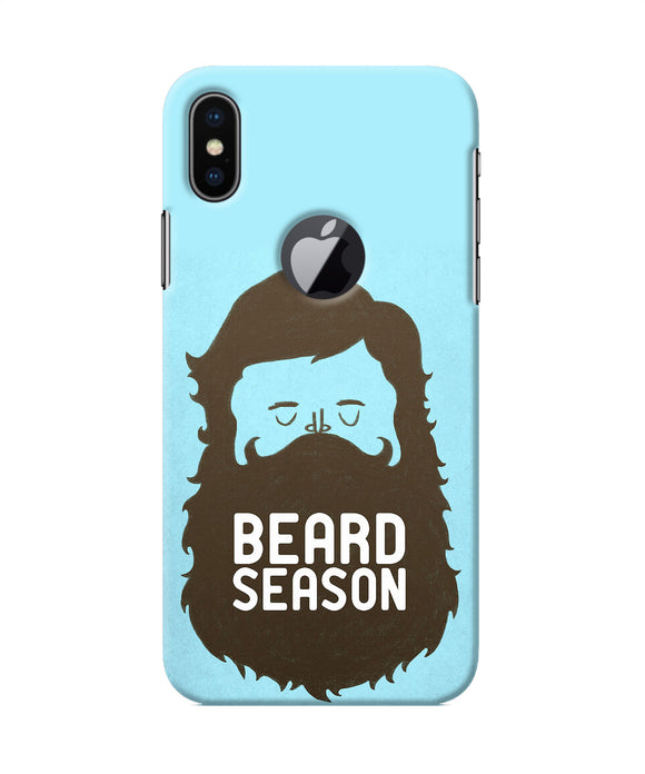 Beard Season Iphone X Logocut Back Cover